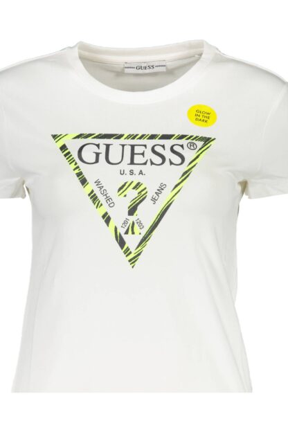 Guess Jeans - White Cotton Women T-Shirt