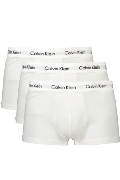 Calvin Klein - White Cotton Men Trunk