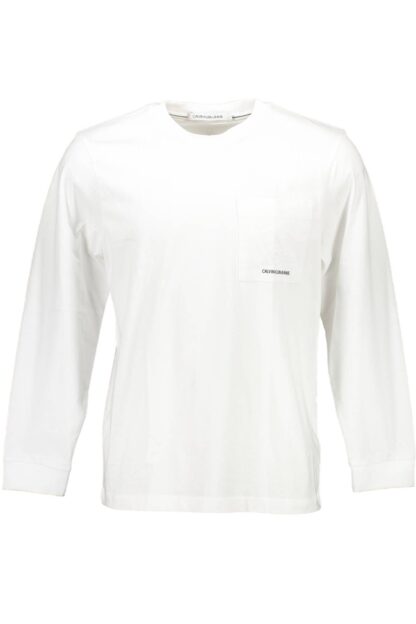 Calvin Klein - White Cotton Men T-Shirt