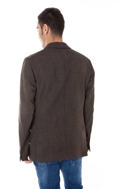 Calvin Klein - Brown Wool Men Jacket