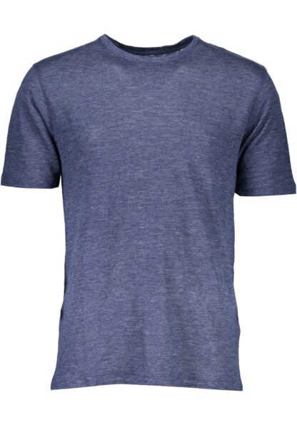 Gant - Blue Linen Men T-Shirt