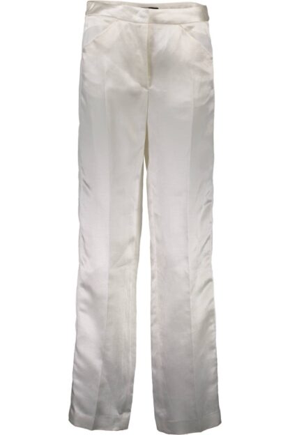 Just Cavalli - White Linen Women Pant