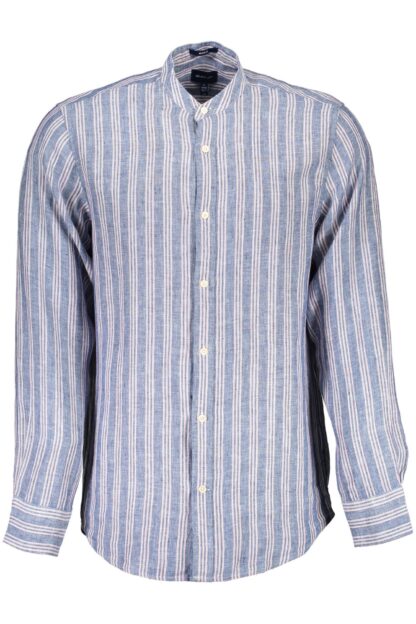 Gant - Blue Linen Men Shirt