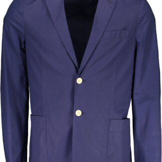 Gant - Blue Cotton Men Jacket