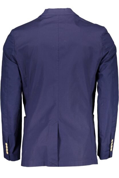 Gant - Blue Cotton Men Jacket