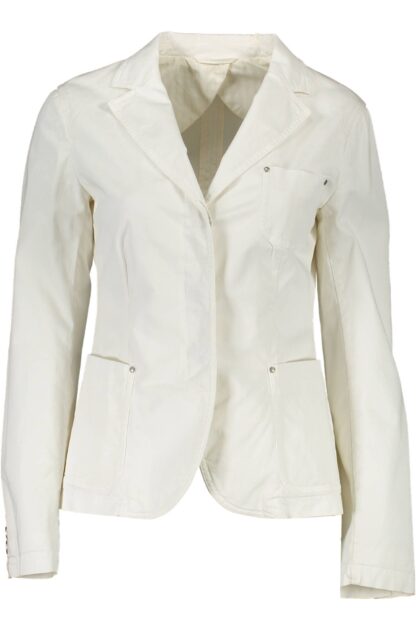 Gant - White Cotton Women Jacket