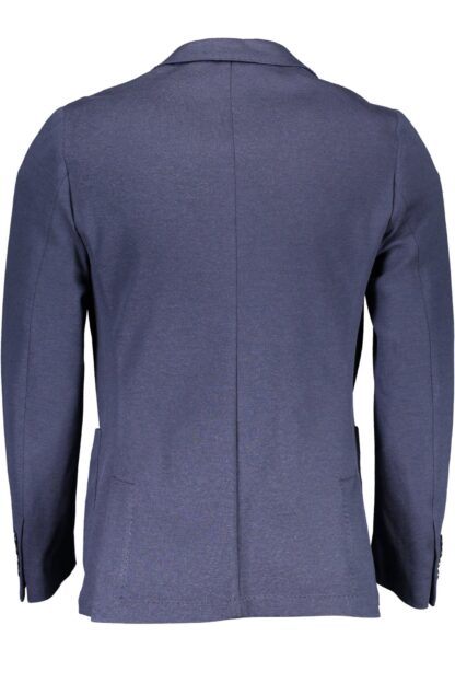 Gant - Blue Cotton Men Jacket