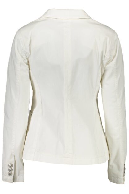 Gant - White Cotton Women Jacket