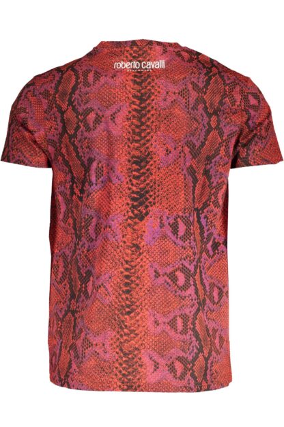 Roberto Cavalli - Red Cotton Men Tee