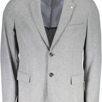 Gant - Blue Cotton Men Jacket