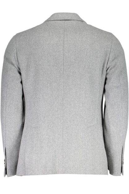 Gant - Gray Wool Men Jacket