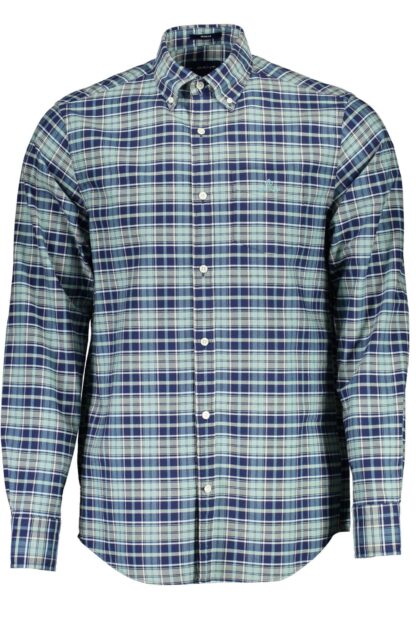 Gant - Blue Cotton Men Shirt