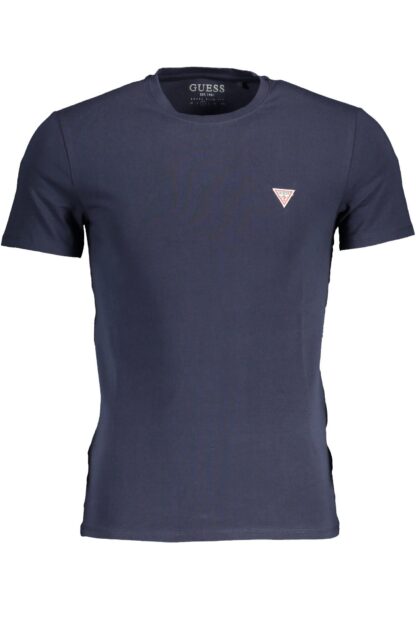 Guess Jeans - Blue Cotton Men T-Shirt