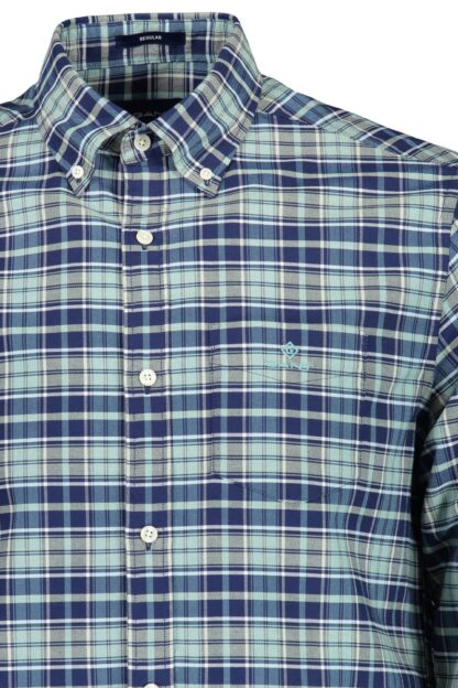 Gant - Blue Cotton Men Shirt