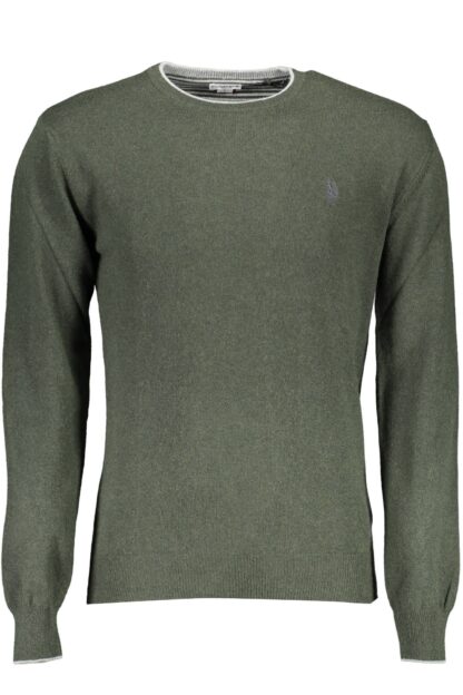 U.S. POLO ASSN. - Green Wool Men Sweater