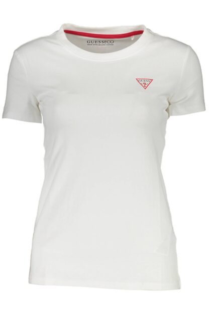 Guess Jeans - White Cotton Women T-Shirt