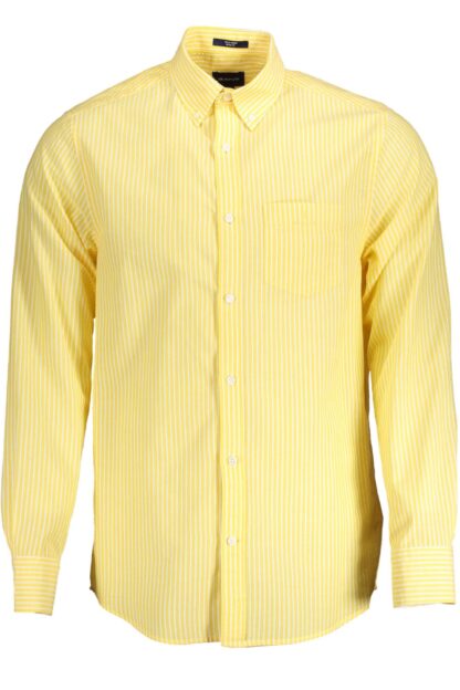 Gant - Yellow Cotton Men Shirt