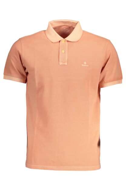 Gant - Pink Cotton Men Polo Shirt