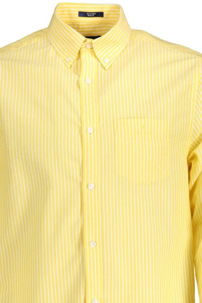 Gant - Yellow Cotton Men Shirt