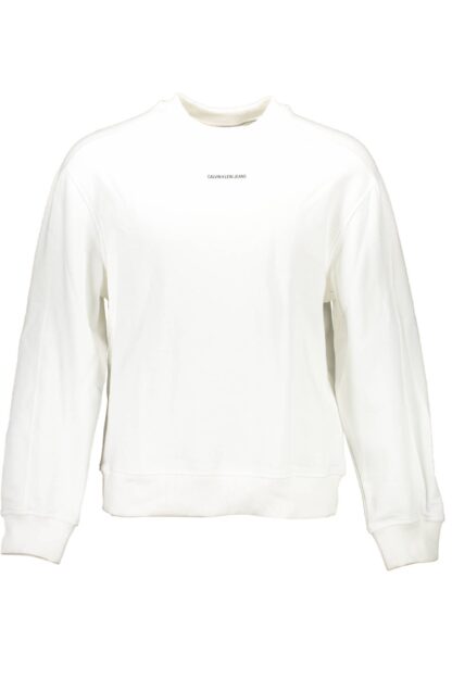 Calvin Klein - White Cotton Men Sweater