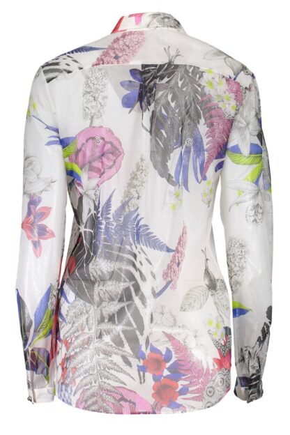 Just Cavalli - White Silk Women Shirt