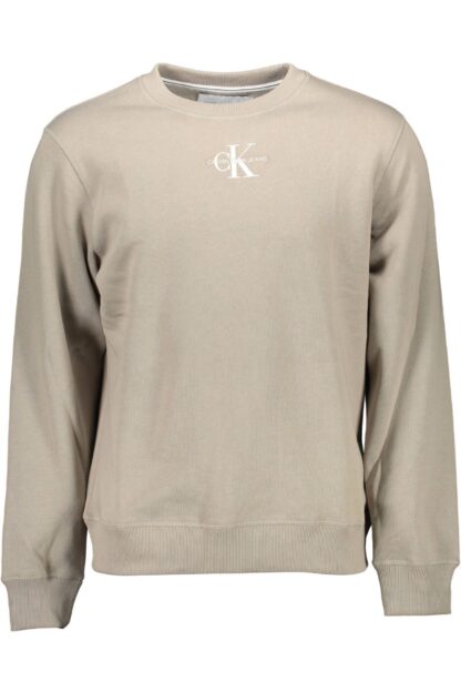 Calvin Klein - Gray Cotton Men Sweater