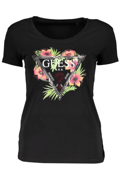 Guess Jeans - Black Cotton Women T-Shirt