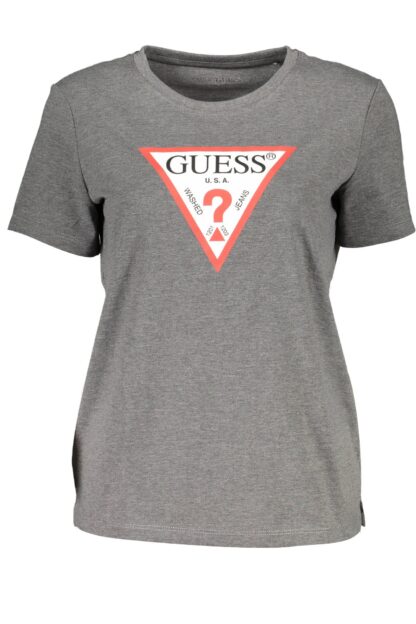 Guess Jeans - Gray Cotton Women Tee