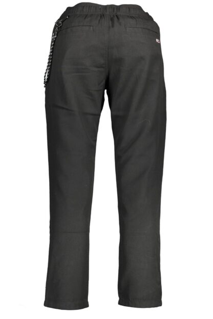 Tommy Hilfiger - Black Polyester Men Trouser