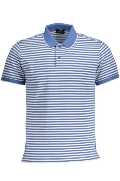 Gant - Blue Cotton Men Polo Shirt