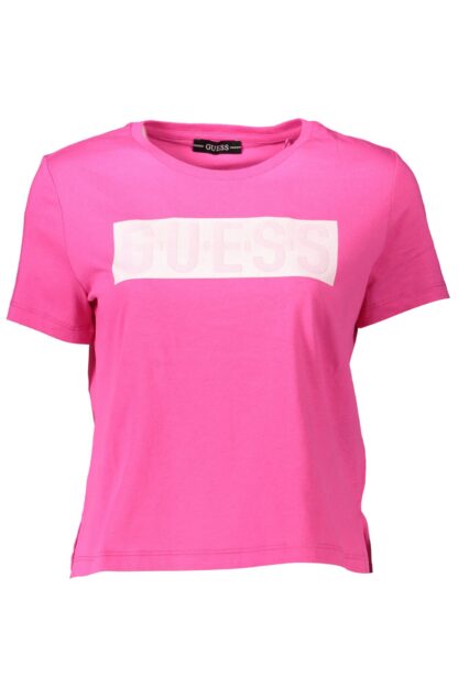 Guess Jeans - Pink Cotton Women T-Shirt