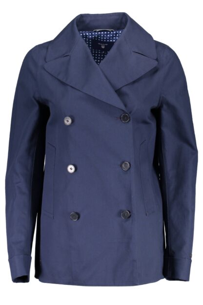 Gant - Blue Cotton Women Jacket