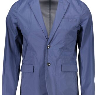 Gant - Blue Cotton Men Jacket