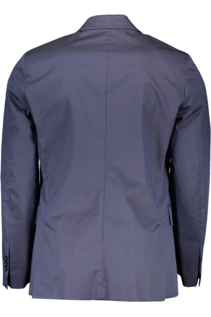 Gant - Blue Cotton Men Jacket