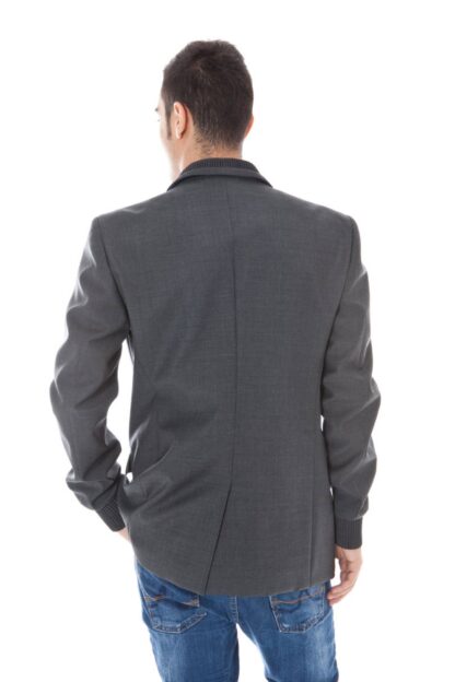 Calvin Klein - Gray Wool Men Jacket