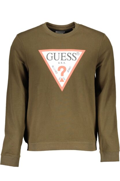 Guess Jeans - Green Cotton Men Sweater