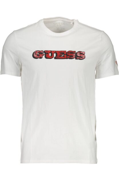 Guess Jeans - White Cotton Men T-Shirt