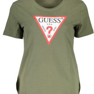 Guess Jeans - Green Cotton Women T-Shirt