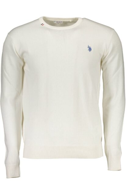 U.S. POLO ASSN. - White Cotton Men Sweater