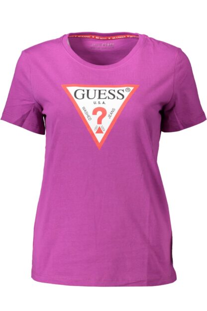 Guess Jeans - Purple Cotton Women T-Shirt