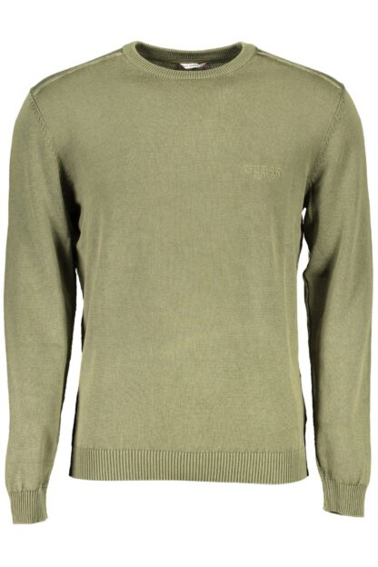 Guess Jeans - Green Cotton Men Sweater