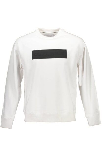 Calvin Klein - White Cotton Men Sweater