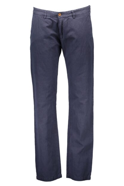 Gant - Blue Cotton Men Trouser