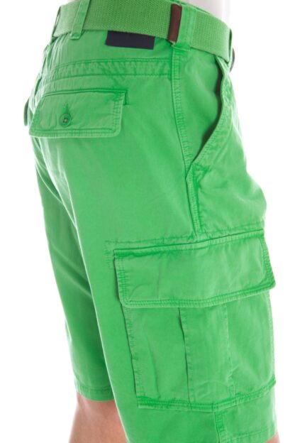 Gant - Green Cotton Men Bermuda Pant