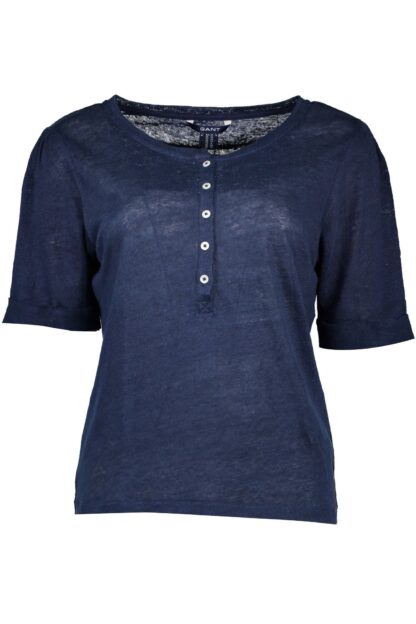 Gant - Blue Linen Women Top