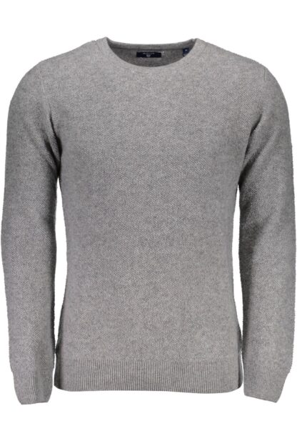 Gant - Gray Wool Men Sweater