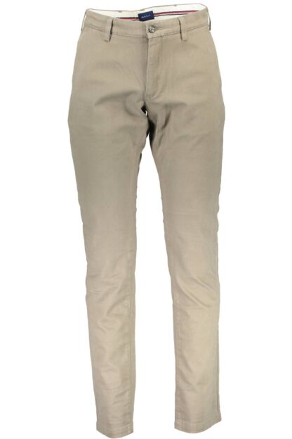 Gant - Beige Cotton Men Trouser