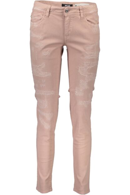 Just Cavalli - Pink Cotton Women Jeans