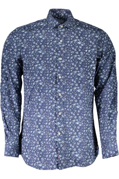 U.S. POLO ASSN. - Blue Cotton Men Shirt