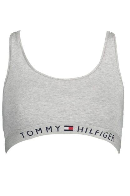 Tommy Hilfiger - Gray Cotton Women Sports Bra